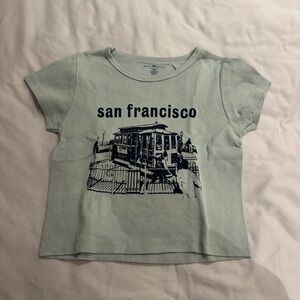 Brandy Melville Gray San Francisco Shirt